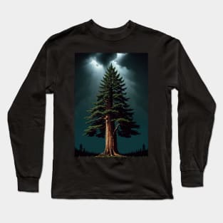 Pine Tree Standing Tall Long Sleeve T-Shirt